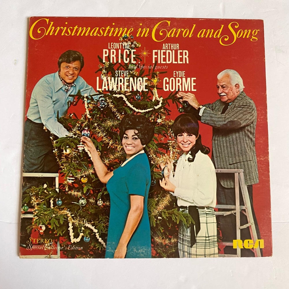 Arthur Fiedler Orchestra, Steve Lawrence,Christmastime in Carol and Song Vintage